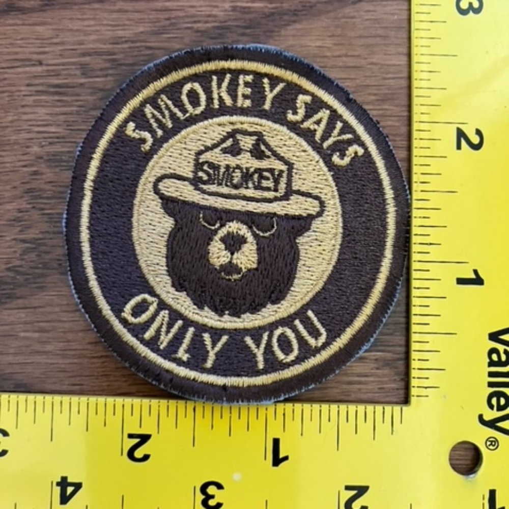 Smokey The Bear Hat Patch